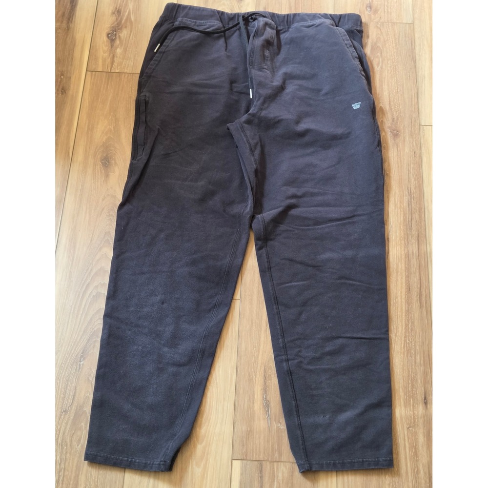 Mack Weldon Elastic Waistband Sweatpants Mens Size XX-Large Black Spandex Blend